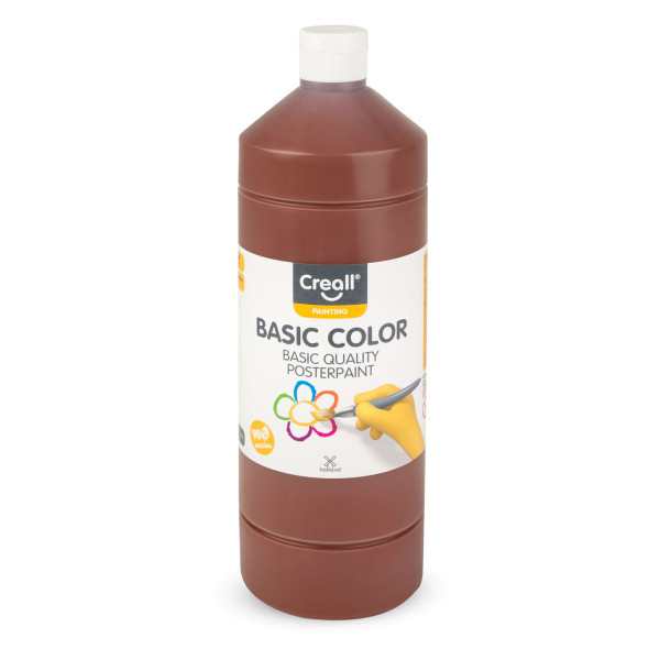 Basic-color, Schultempera, 1000 ml, dunkelbraun