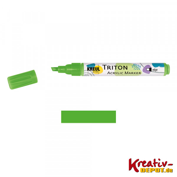 KREUL Triton Acrylic Marker Edge, Fluoreszierend Grün