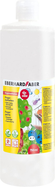 Fingerfarbe EFA Color, 750 ml, weiß