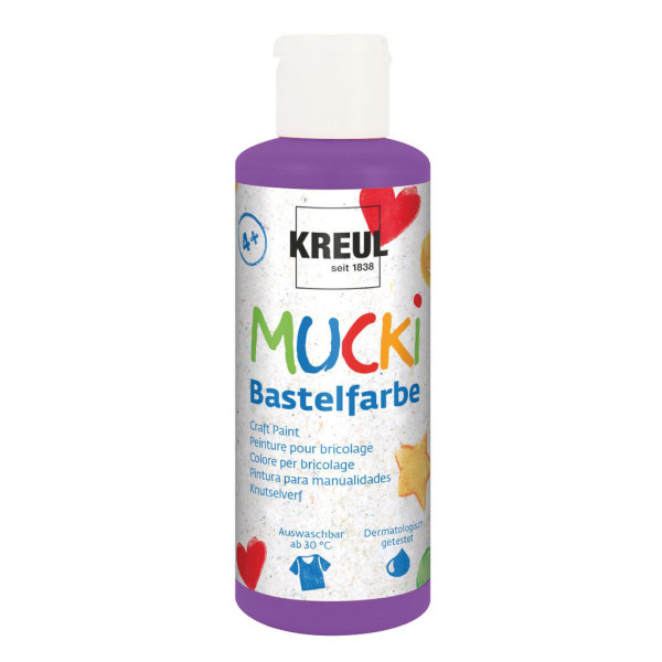 Mucki Bastelfarbe, 80 ml, Violett