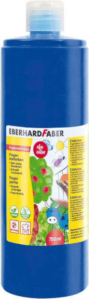 Fingerfarbe EFA Color, 750 ml, kobaltblau