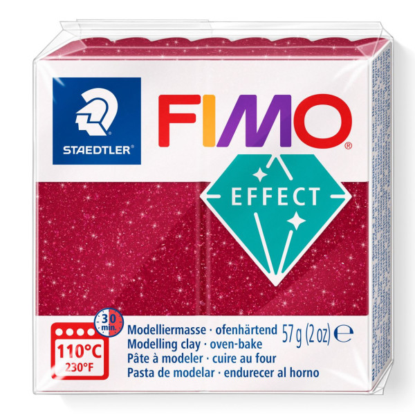 FIMO effect, Modelliermasse, 57 g, Galaxy Rot