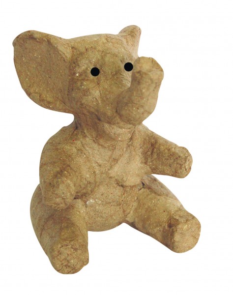 decopatch Tierfigur Elefant, sitzend, 11 x 10 x 17 cm