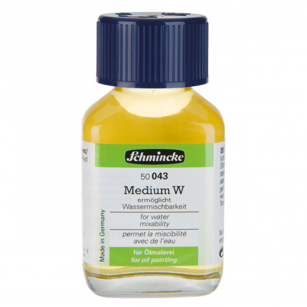 Schmincke Medium W - Wassermischbarkeit für Ölfarben, 60 ml